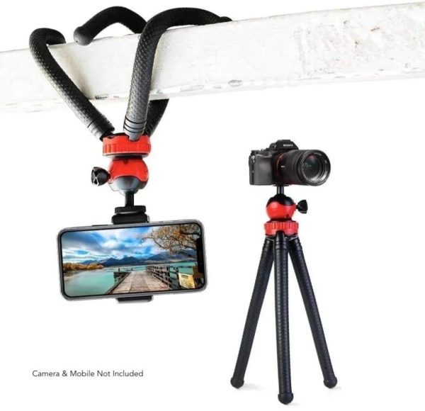 Octopus Tripod With Ball Head- Best For DSLR Or Smartphone Vlogging & Table Stand.(Pcode-dp)