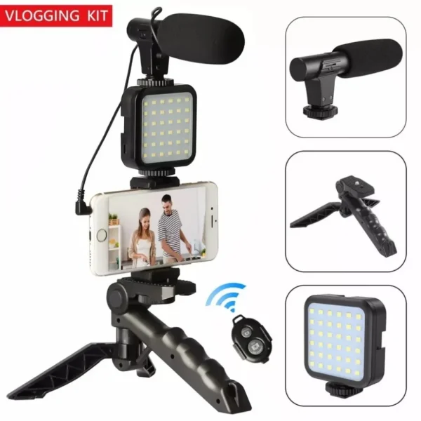 GearUP Vlogging Kit Combo for Best Photo Shoot and Video Shoot. (Pc-dp)