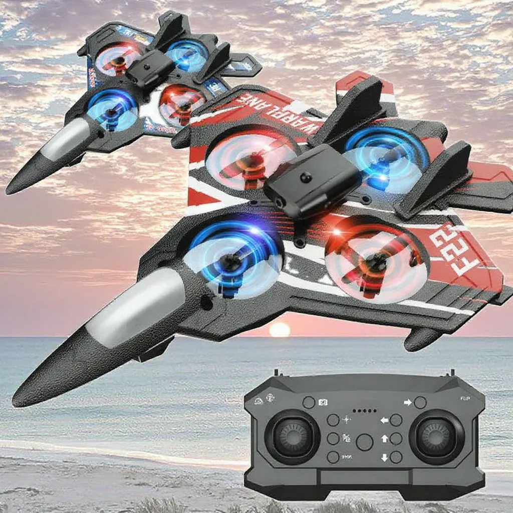 Fighter Remote Control Quadcopter Airplane Toy